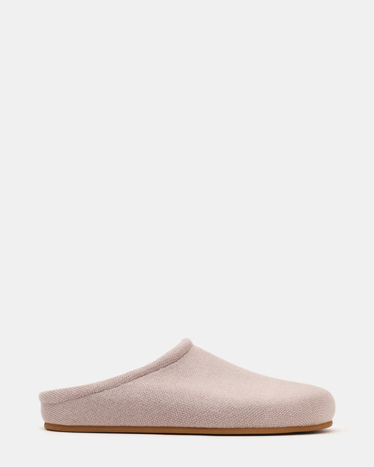 FERN Knit Taupe Mule Slip-On Round-Toe Women's Flat - Steve Madden