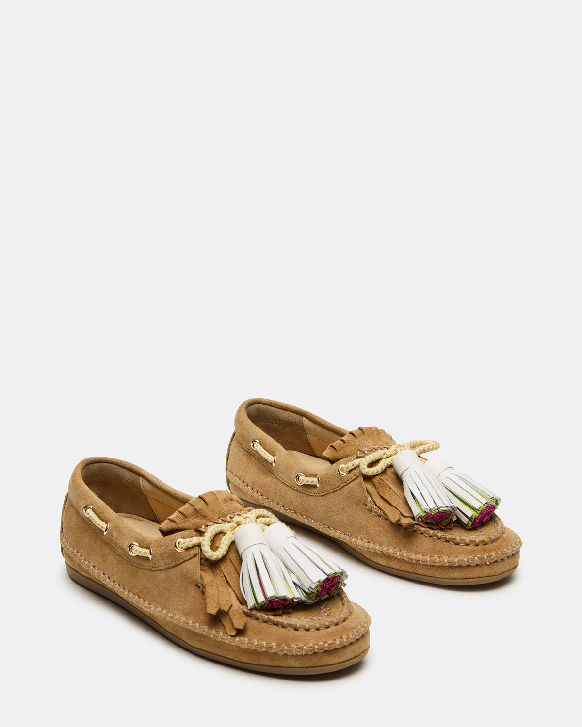 ABNER Chestnut Suede Flat Boat Women's Loafer - Steve Madden