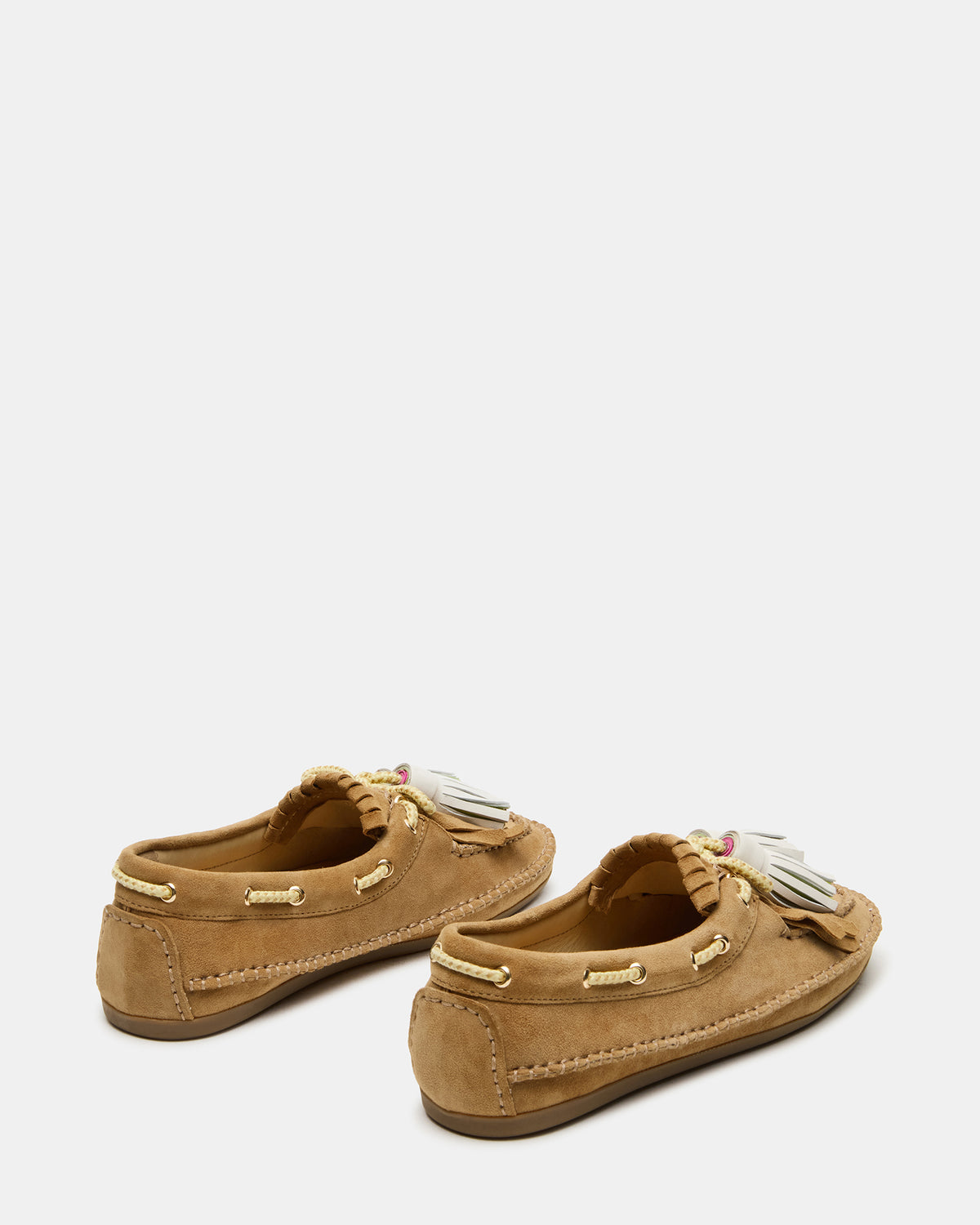 ABNER Chestnut Suede Flat Boat Women's Loafer - Steve Madden