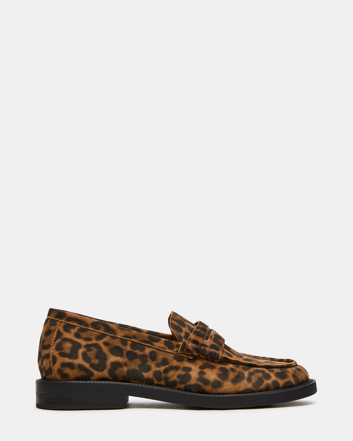 MADISON Leopard Suede Women's Penny Loafer - Steve Madden