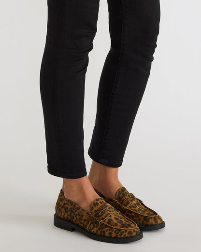 MADISON Leopard Suede Women's Penny Loafer - Steve Madden