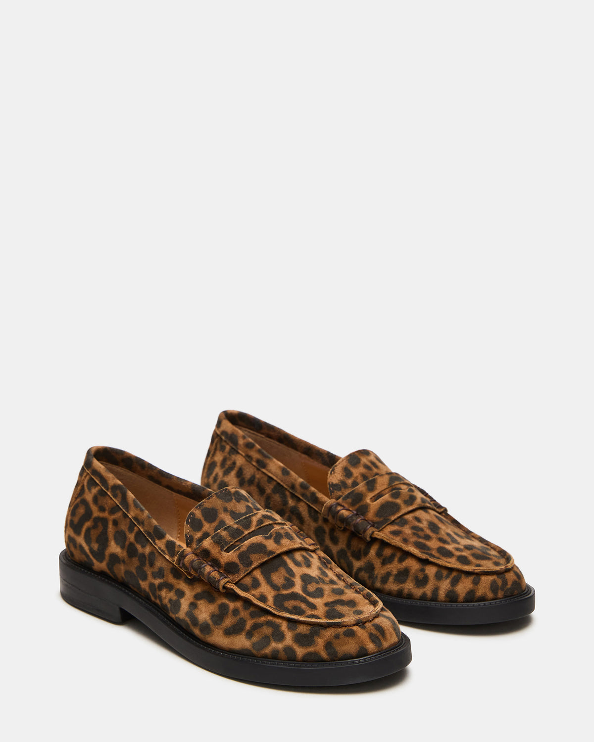 MADISON Leopard Suede Women's Penny Loafer - Steve Madden