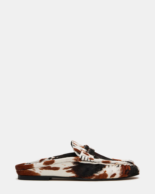 RAFE Brown Multi Slip-On Mule Women's Flat - Steve Madden