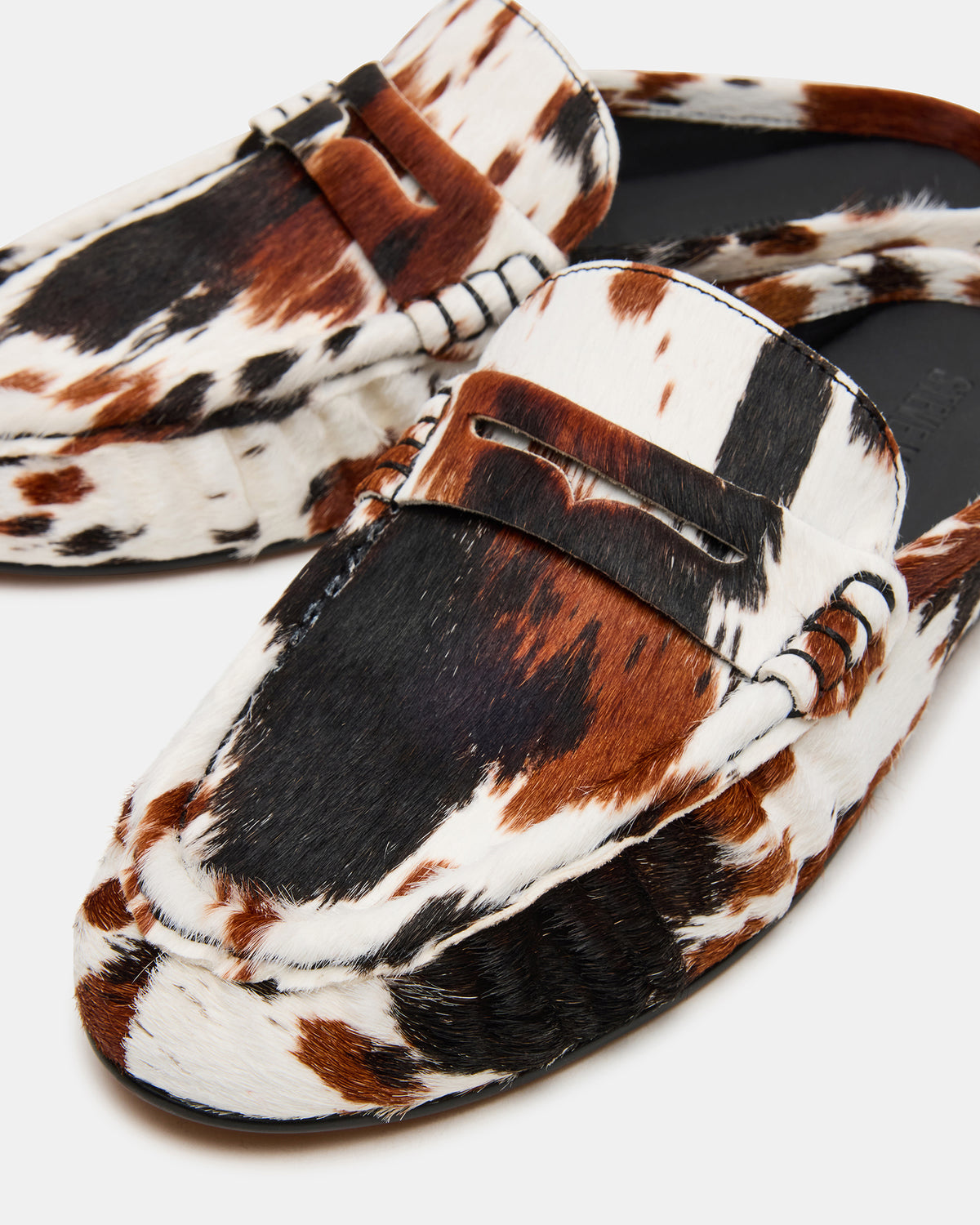 RAFE Brown Multi Slip-On Mule Women's Flat - Steve Madden