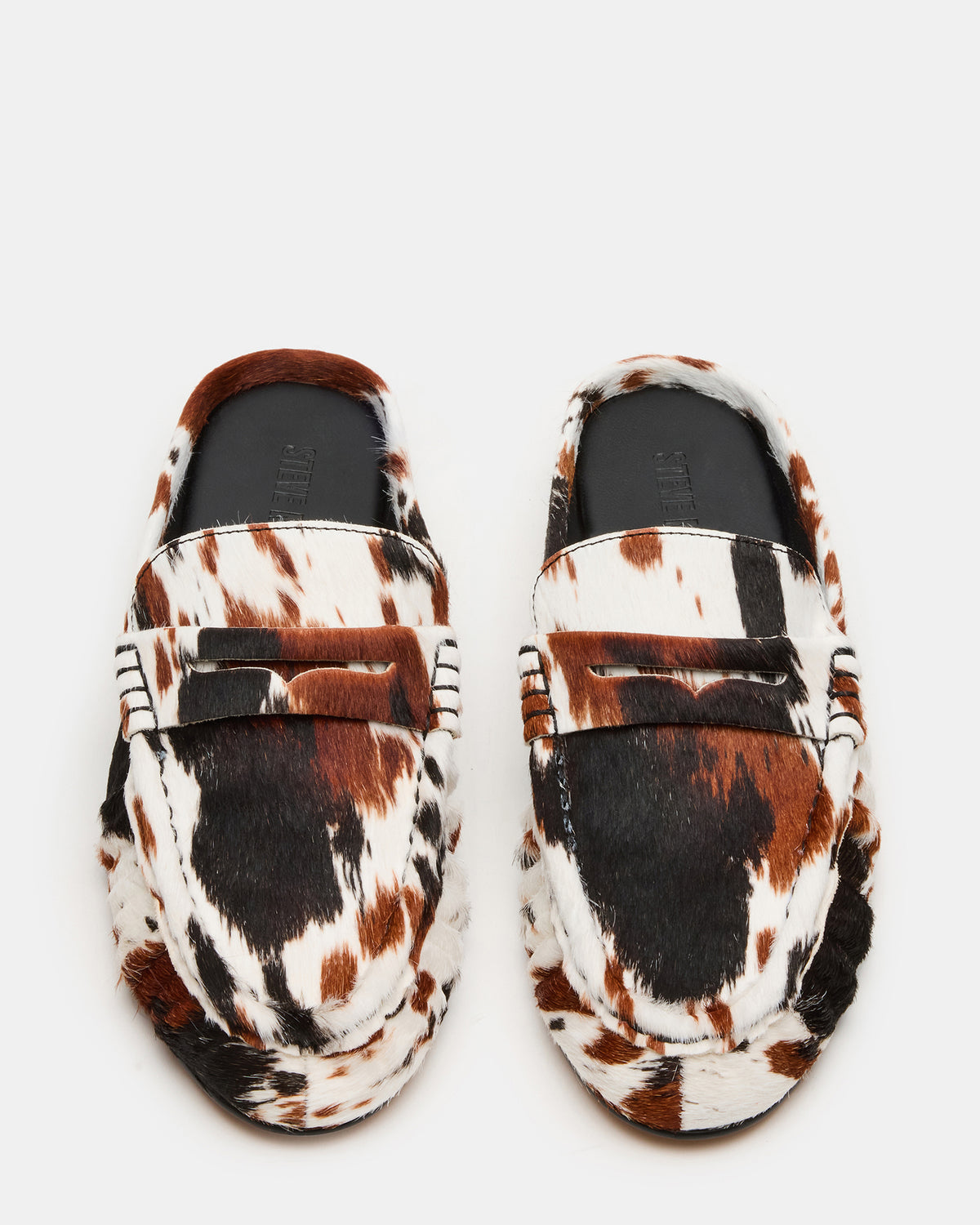 RAFE Brown Multi Slip-On Mule Women's Flat - Steve Madden