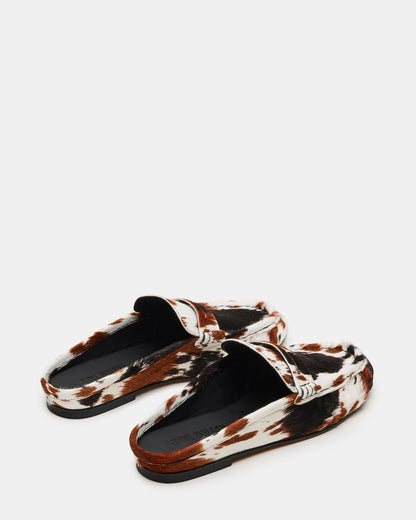 RAFE Brown Multi Slip-On Mule Women's Flat - Steve Madden