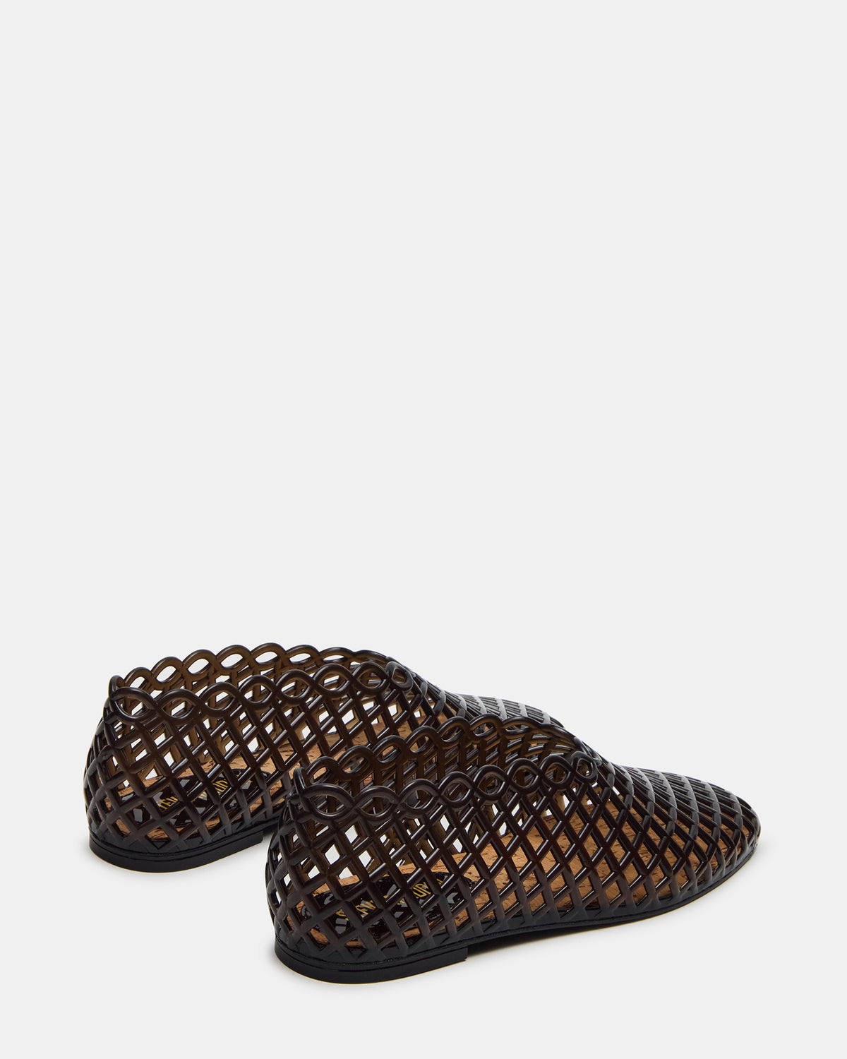 GROVE Black Square-Toe Jelly Women's Flat - Steve Madden