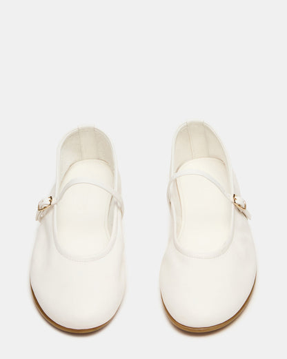 BESETTE Bone Leather Mary Jane Ballet Women's Flat - Steve Madden