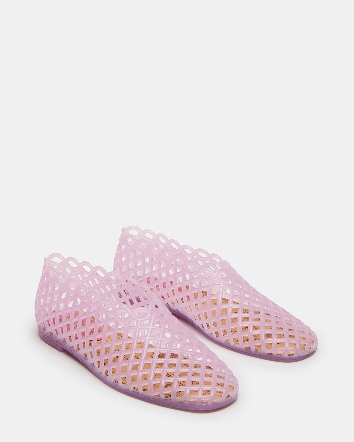 GROVE Pink Square-Toe Jelly Women's Flat - Steve Madden