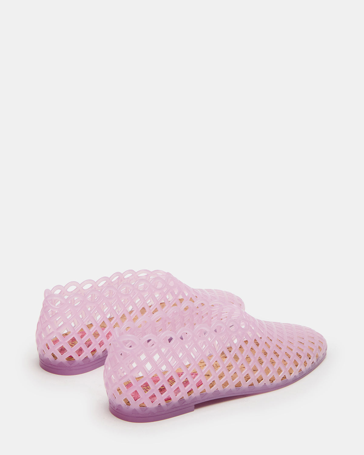 GROVE Pink Square-Toe Jelly Women's Flat - Steve Madden