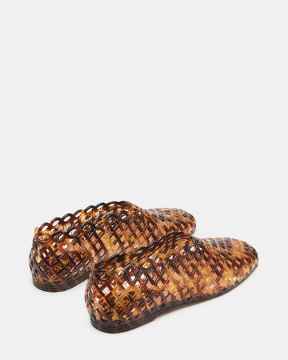 GROVE Tortoise Square-Toe Jelly Women's Flat - Steve Madden