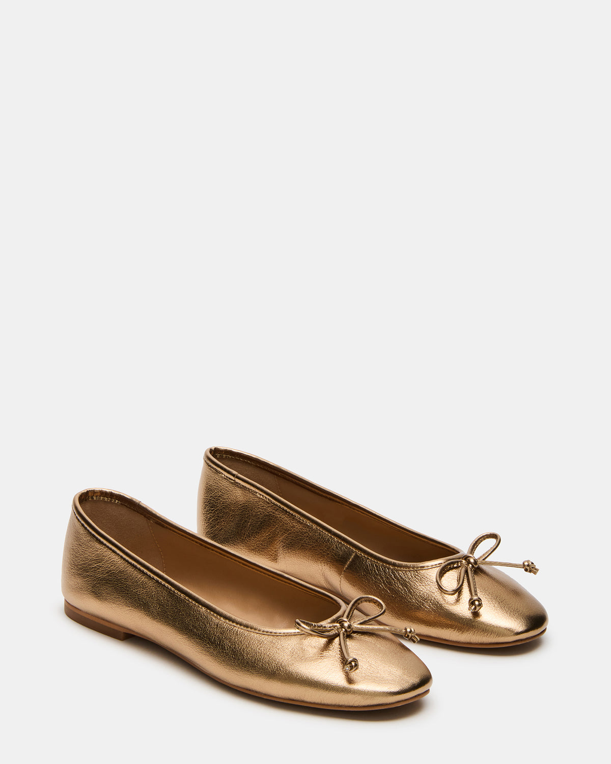 VIXEN Gold Women's Ballet Flats - Steve Madden