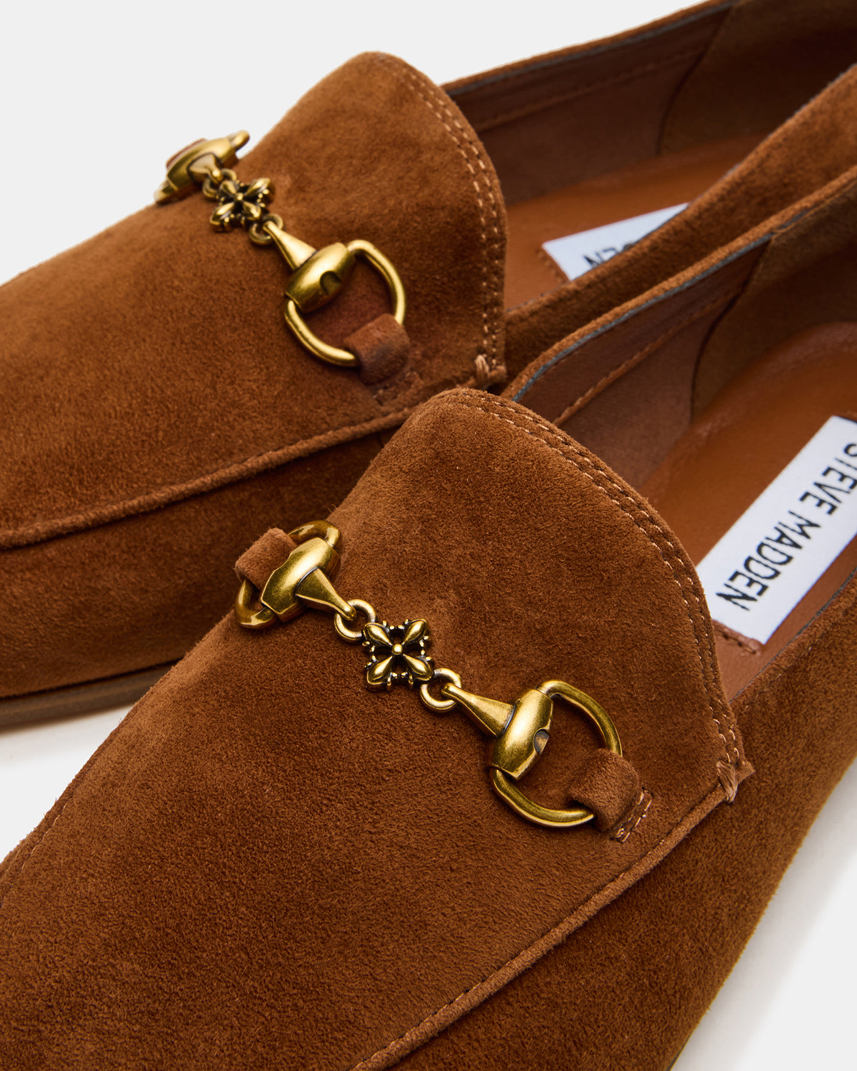 GRAFTON Chestnut Suede Women's Loafer - Steve Madden