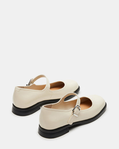 DELANCY Bone Leather Women's Mary Jane Flats - Steve Madden