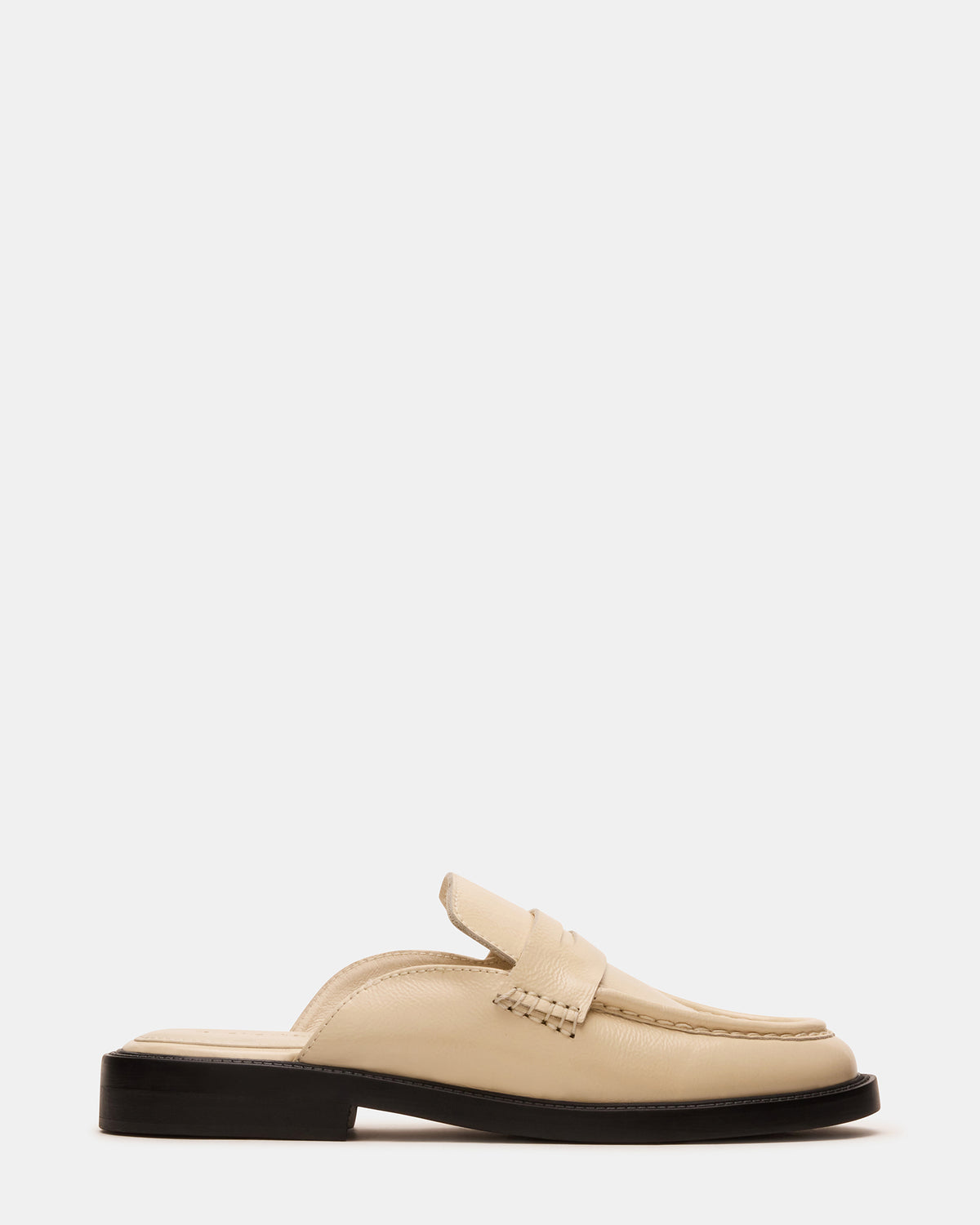 MULBERRY Bone Leather Women's Slip-On Mule Flat - Steve Madden