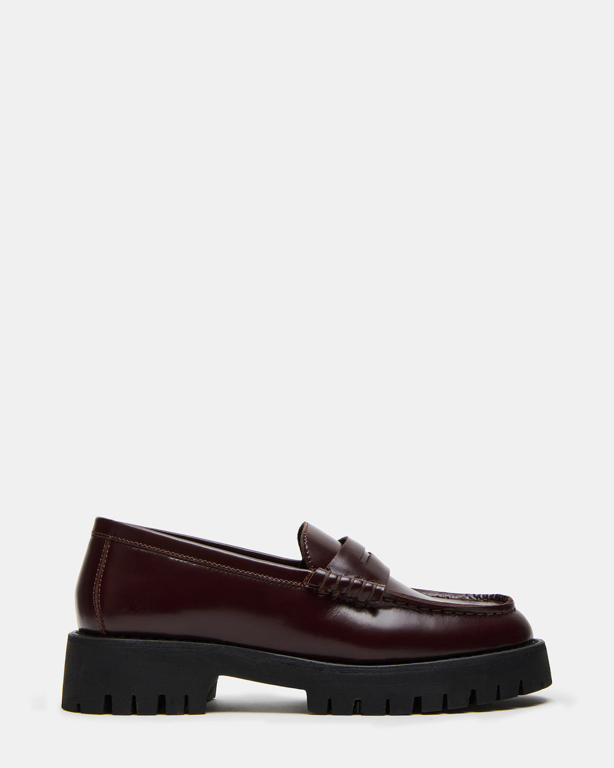LANGSTEN Burgundy Women's Platform Lug Loafer - Steve Madden