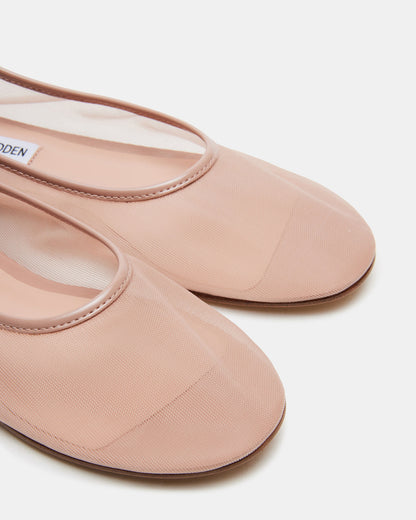MEADOW Blush Mesh Women's Ballet Flats - Steve Madden