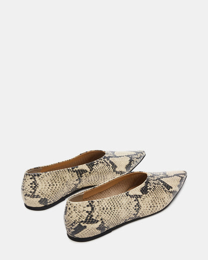 FLOYD Snake Pointed-Toe Ballet Women's Flat - Steve Madden