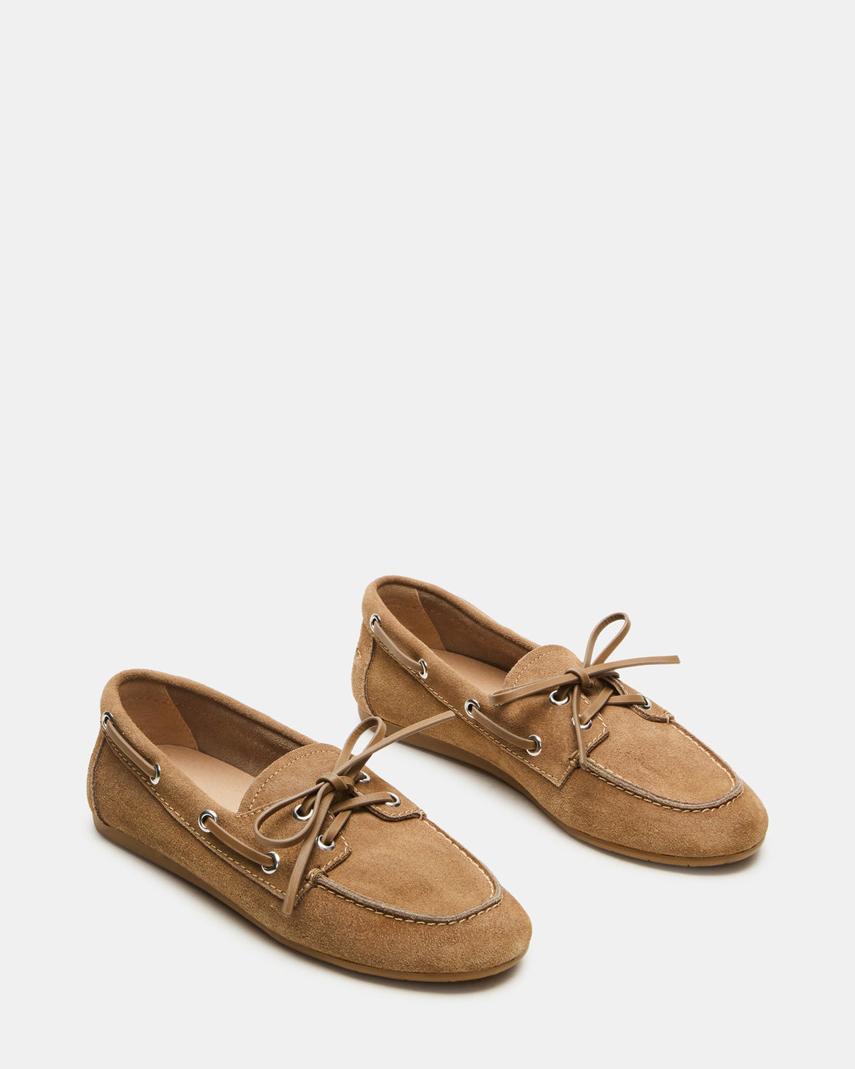 SAG Taupe Suede Women's Boat Shoe - Steve Madden