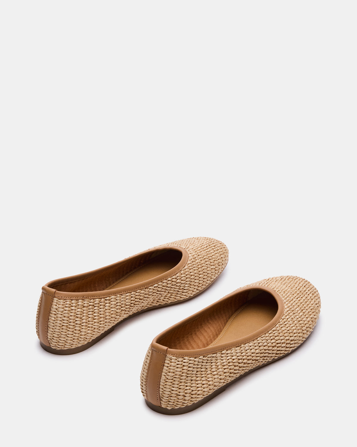 MERLOT Natural Raffia Ballet Women's Flat - Steve Madden