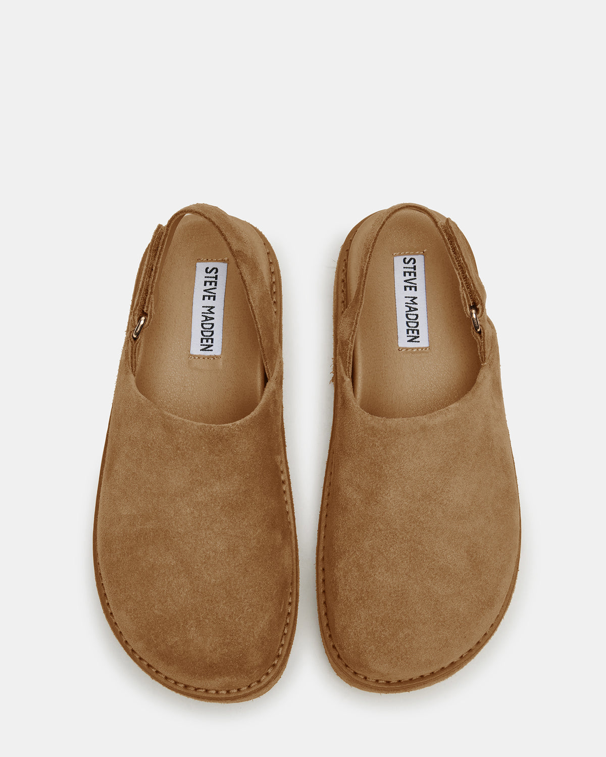MELLOW Cognac Suede Women's Slingback Platform Clog - Steve Madden
