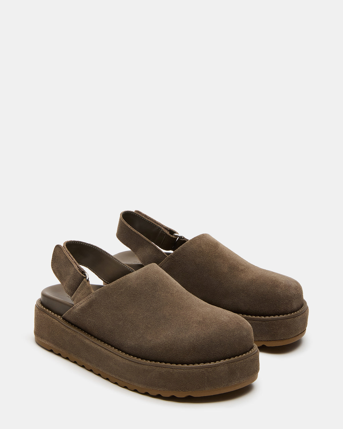 MELLOW Grey Sage Women's Slingback Platform Clog - Steve Madden