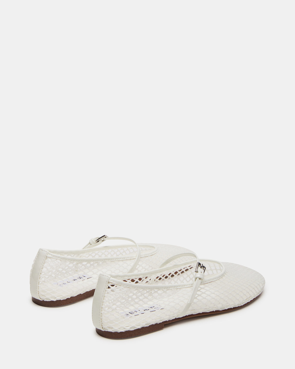 MAGS White Mary Jane Women's Ballet Flats - Steve Madden