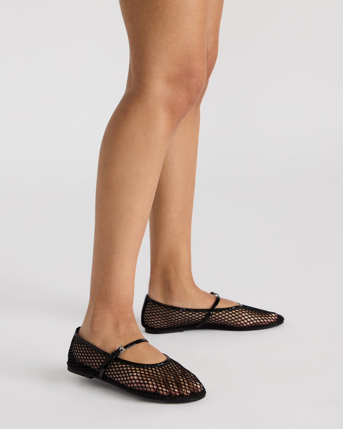 MAGS White Mary Jane Women's Ballet Flats - Steve Madden