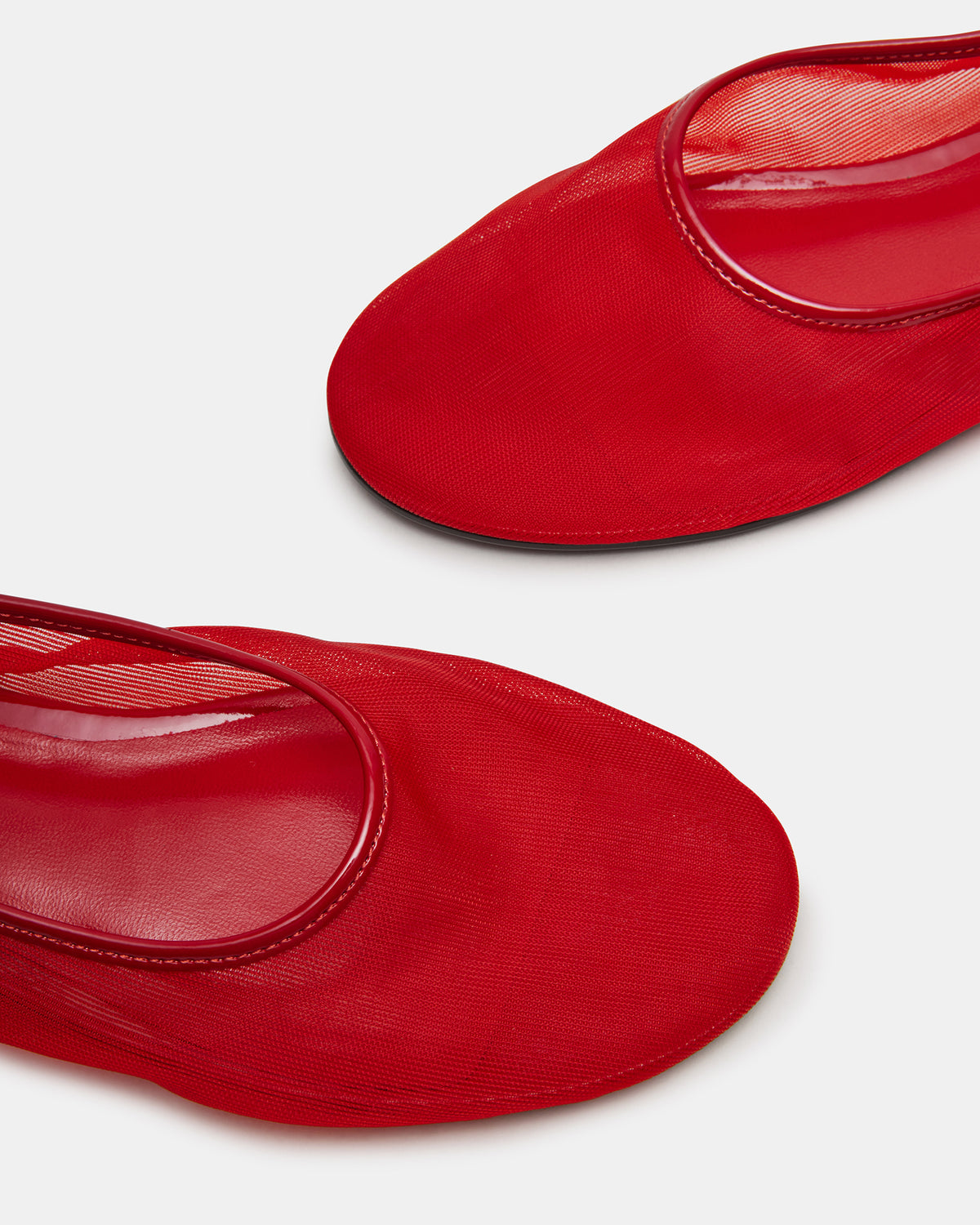 MEADOW Red Mesh Women's Ballet Flats - Steve Madden