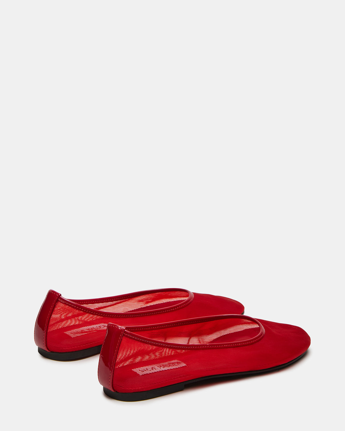 MEADOW Red Mesh Women's Ballet Flats - Steve Madden