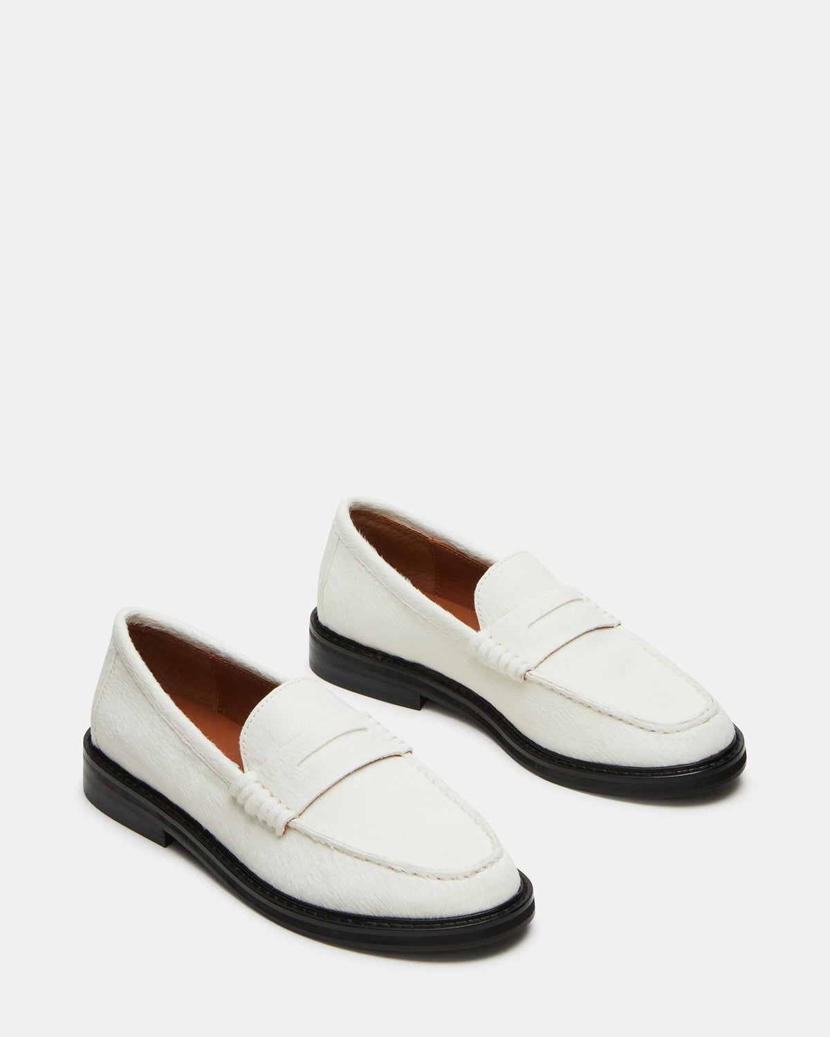 MADISON White Multi Women's Penny Loafer - Steve Madden