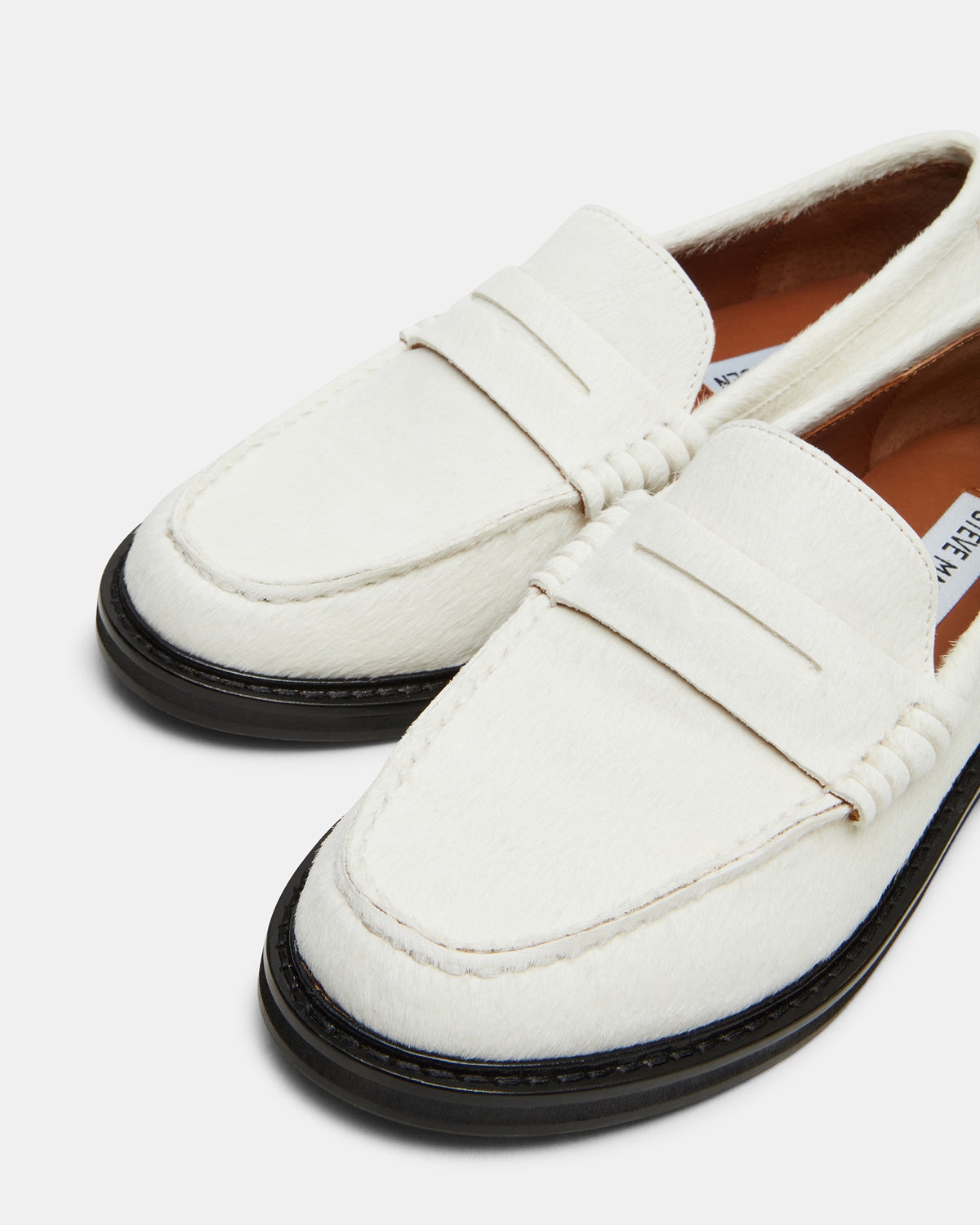MADISON White Multi Women's Penny Loafer - Steve Madden