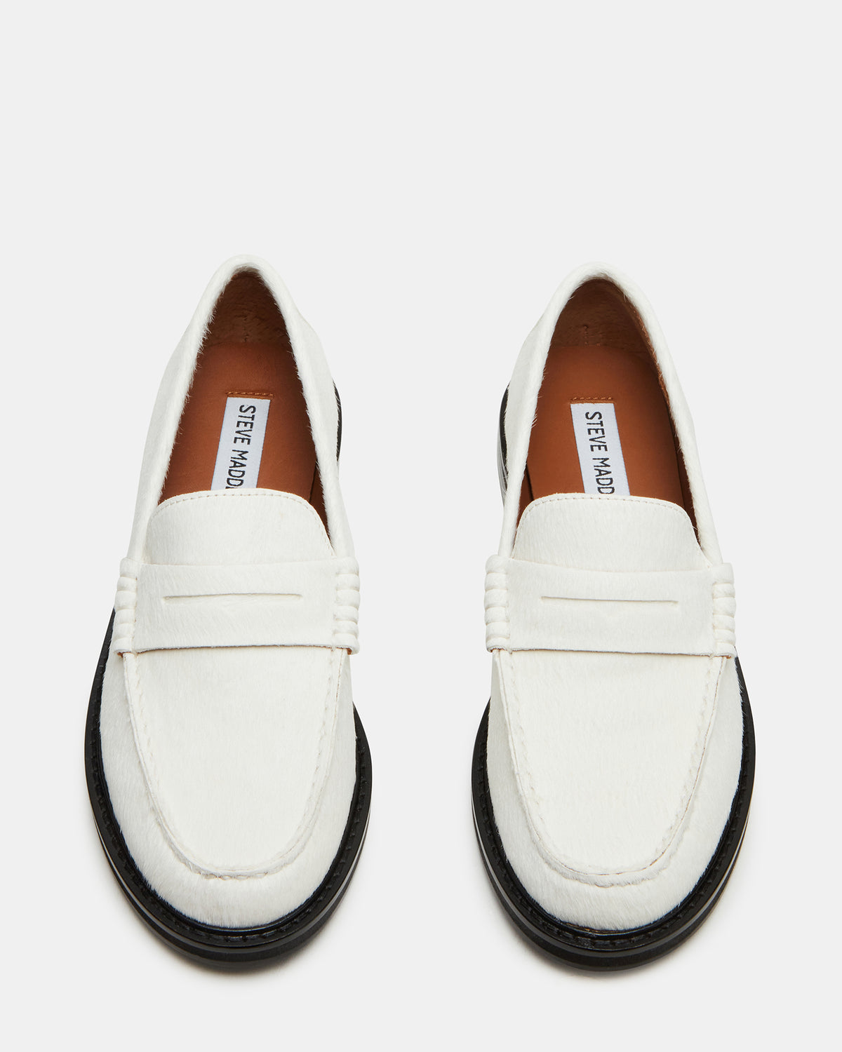 MADISON White Multi Women's Penny Loafer - Steve Madden
