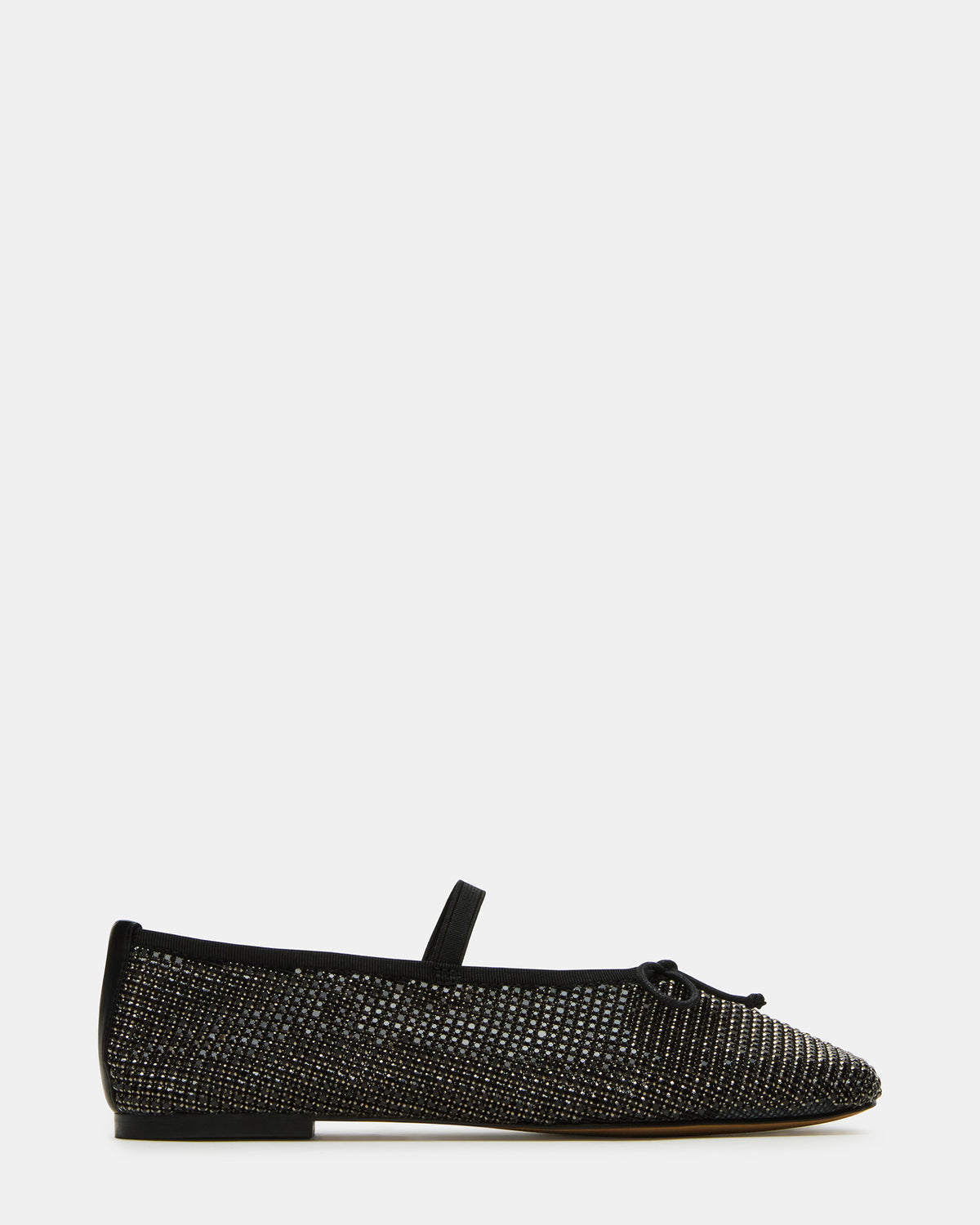 DELARA Rhinestones Black Multi Mary Jane Ballet Women's Flat - Steve Madden