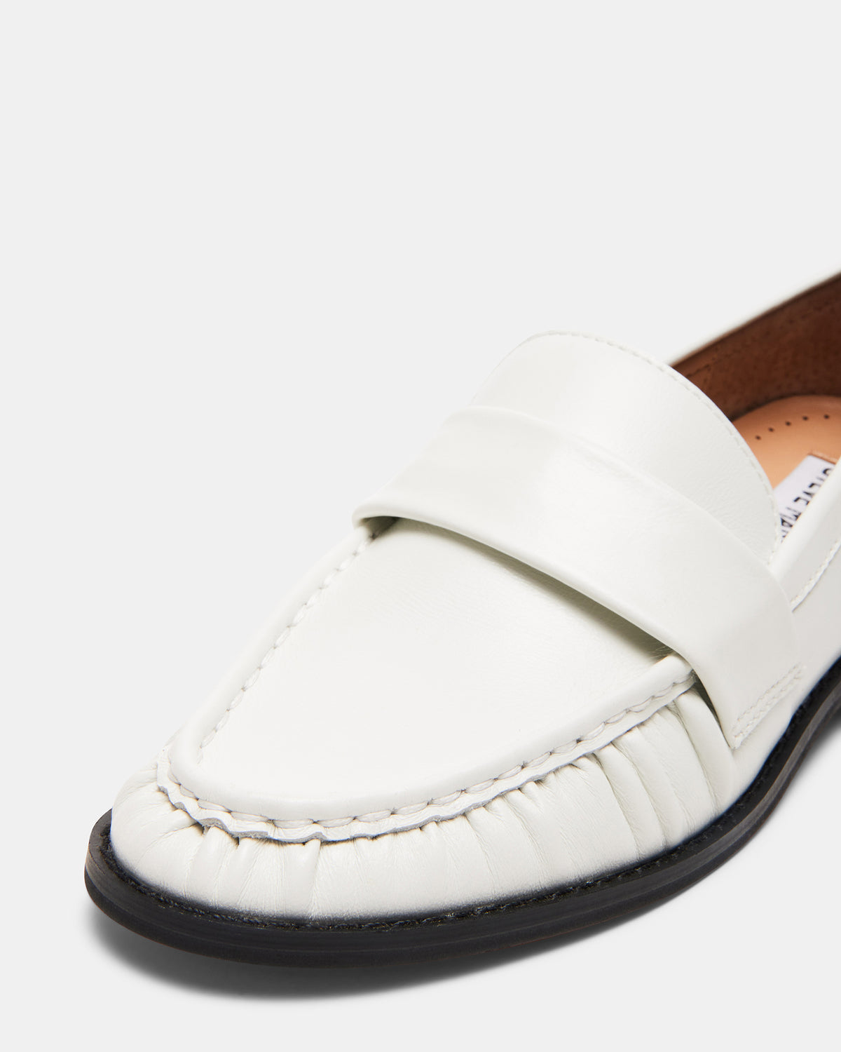 RIDLEY Ice Leather Tailored Loafer | Women's Loafers - Steve Madden