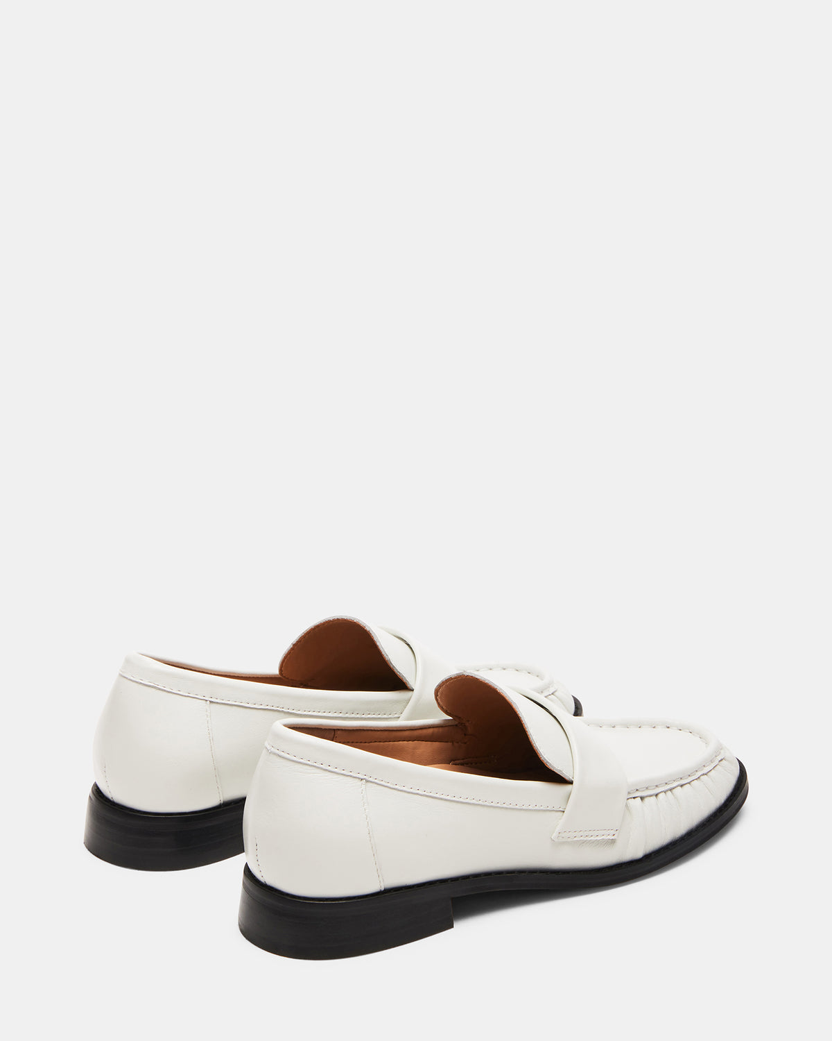 RIDLEY Ice Leather Tailored Loafer | Women's Loafers - Steve Madden