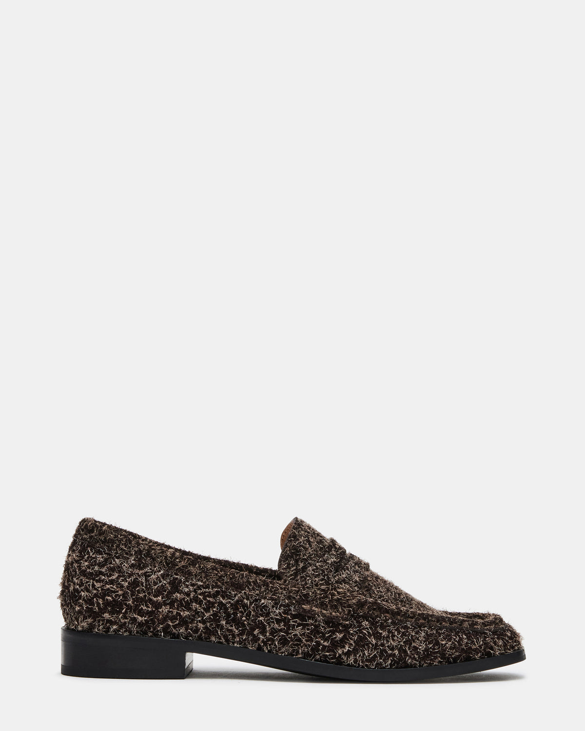PARLOUR Brown Suede Square Toe Loafer | Women's Loafers - Steve Madden