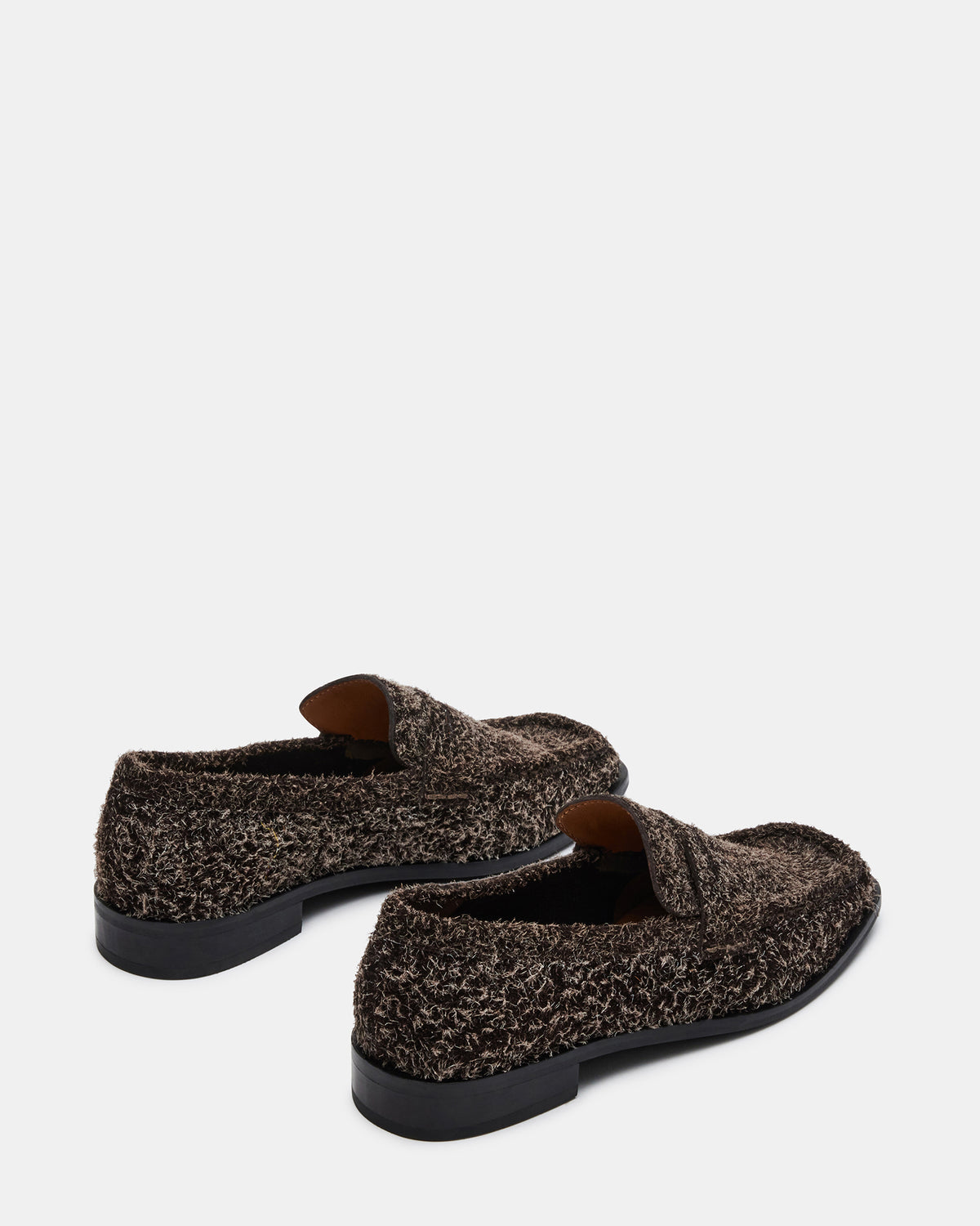 PARLOUR Brown Suede Square Toe Loafer | Women's Loafers - Steve Madden