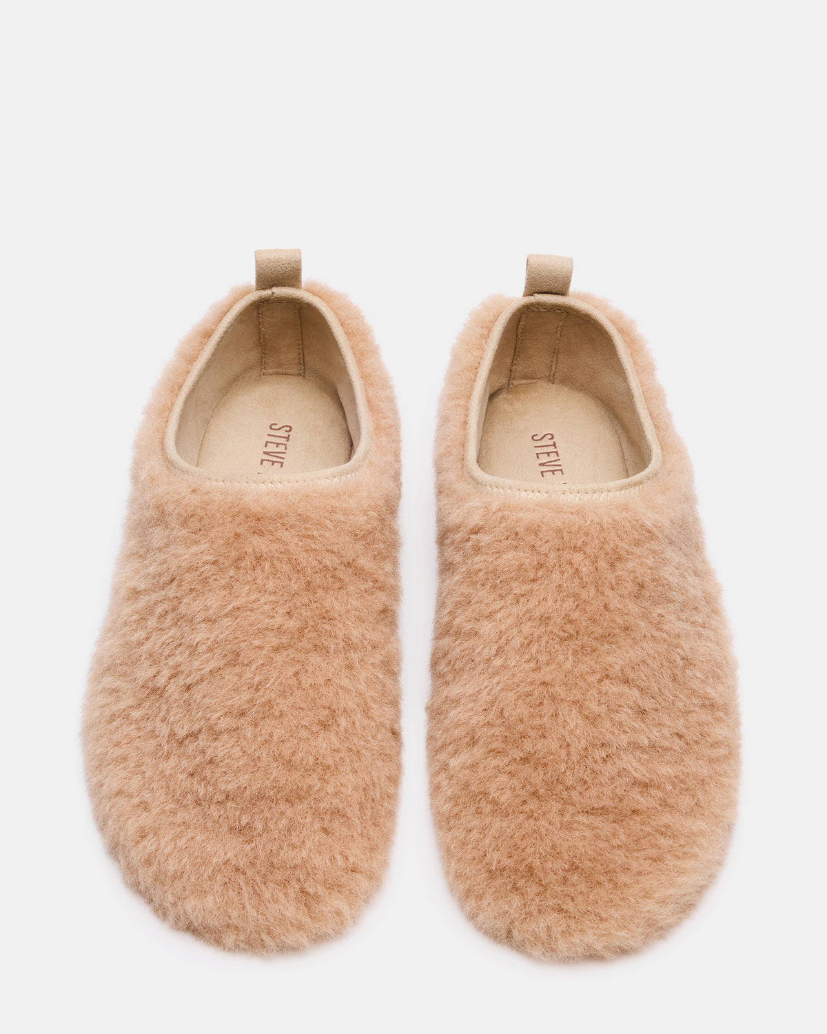 MINO Faux Fur Tan Women's Flat - Steve Madden