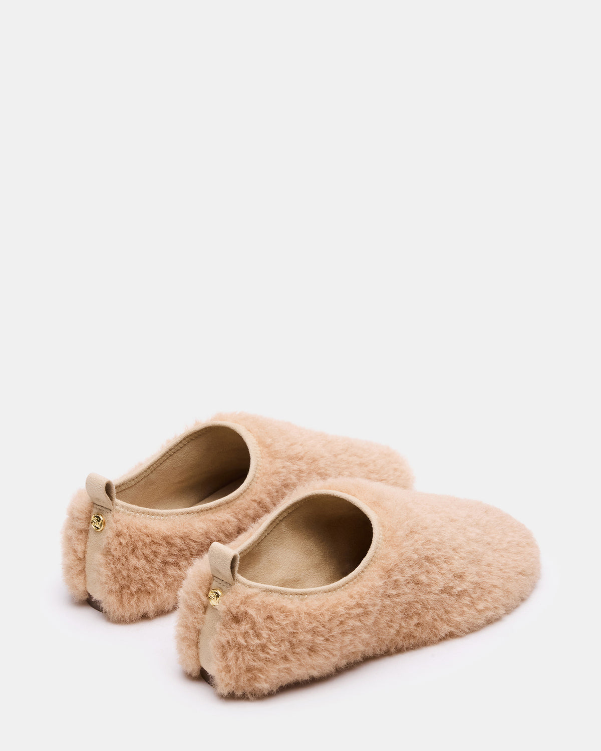 MINO Faux Fur Tan Women's Flat - Steve Madden
