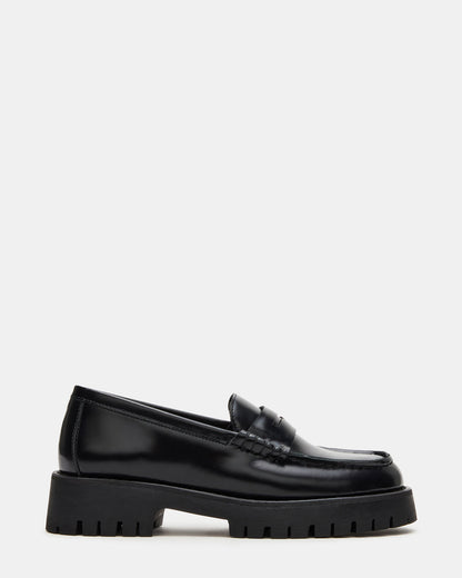 LANGSTEN Black Box Women's Platform Lug Loafer - Steve Madden