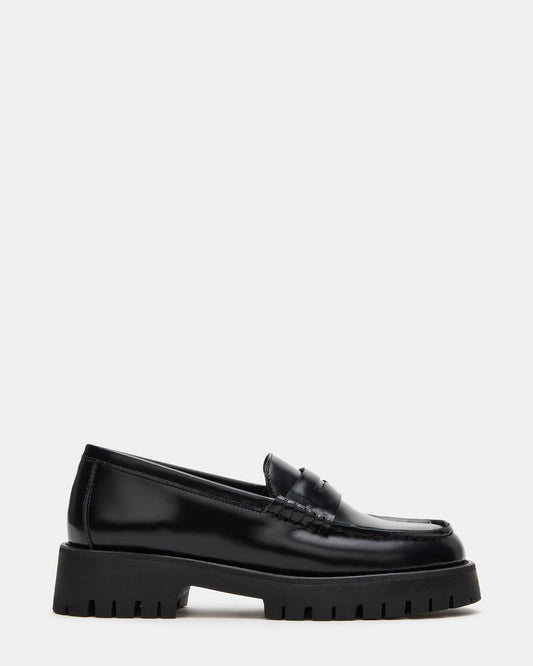 LANGSTEN Black Box Women's Platform Lug Loafer - Steve Madden
