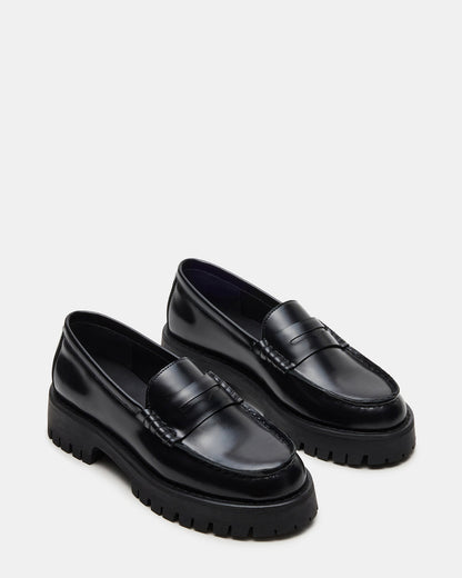 LANGSTEN Black Box Women's Platform Lug Loafer - Steve Madden