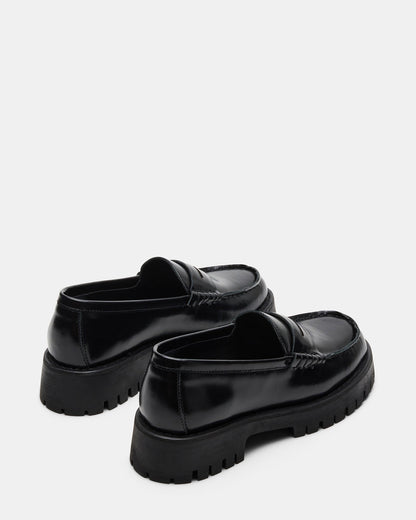 LANGSTEN Black Box Women's Platform Lug Loafer - Steve Madden