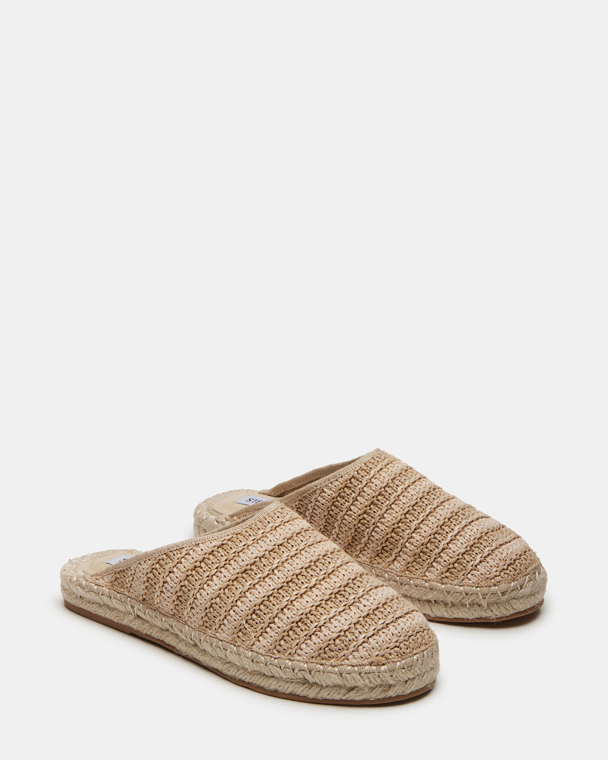 GILLIGAN Raffia Espadrille Mule Flat | Women's Flats - Steve Madden