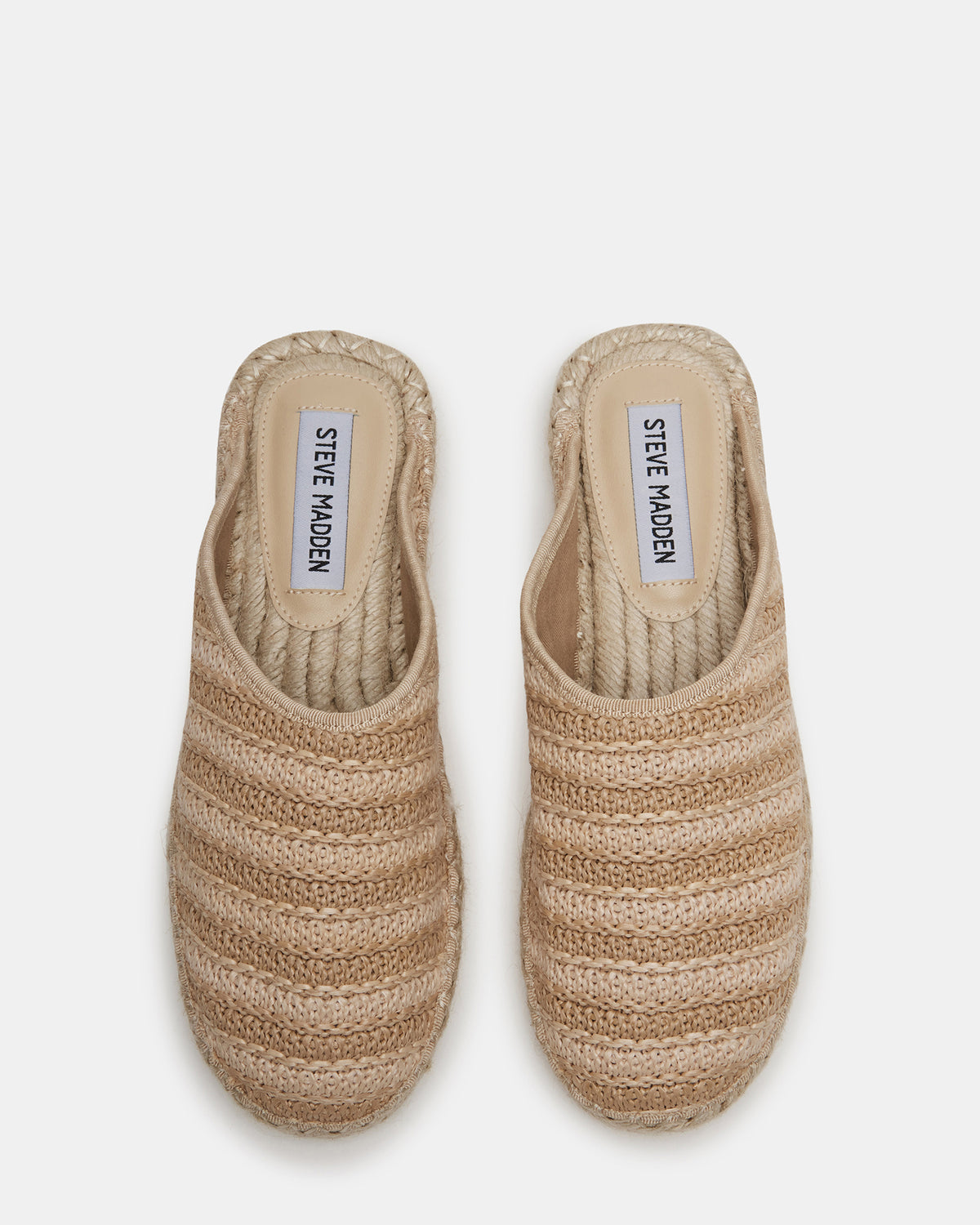 GILLIGAN Raffia Espadrille Mule Flat | Women's Flats - Steve Madden