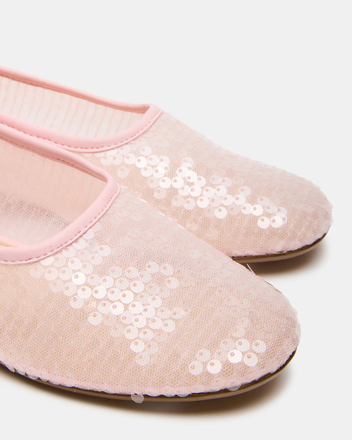 GARCELLE Pink Sequin Women's Ballet Flats - Steve Madden