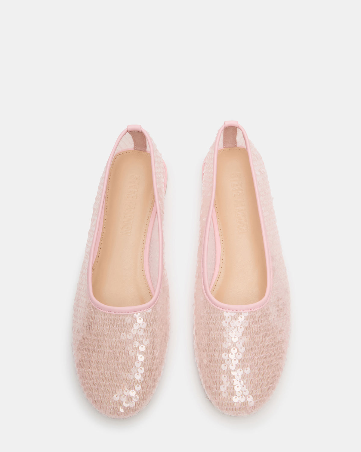 GARCELLE Pink Sequin Women's Ballet Flats - Steve Madden