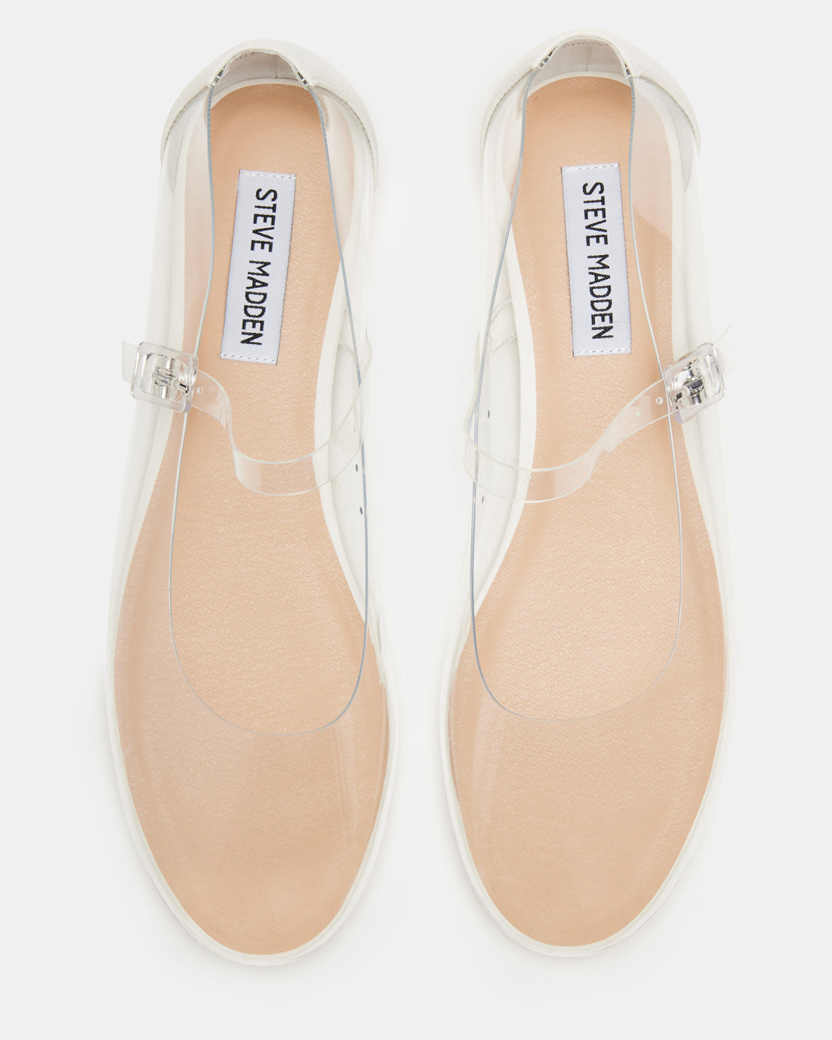 VINETTA Clear Mary Jane Ballet Flat | Women's Flats - Steve Madden