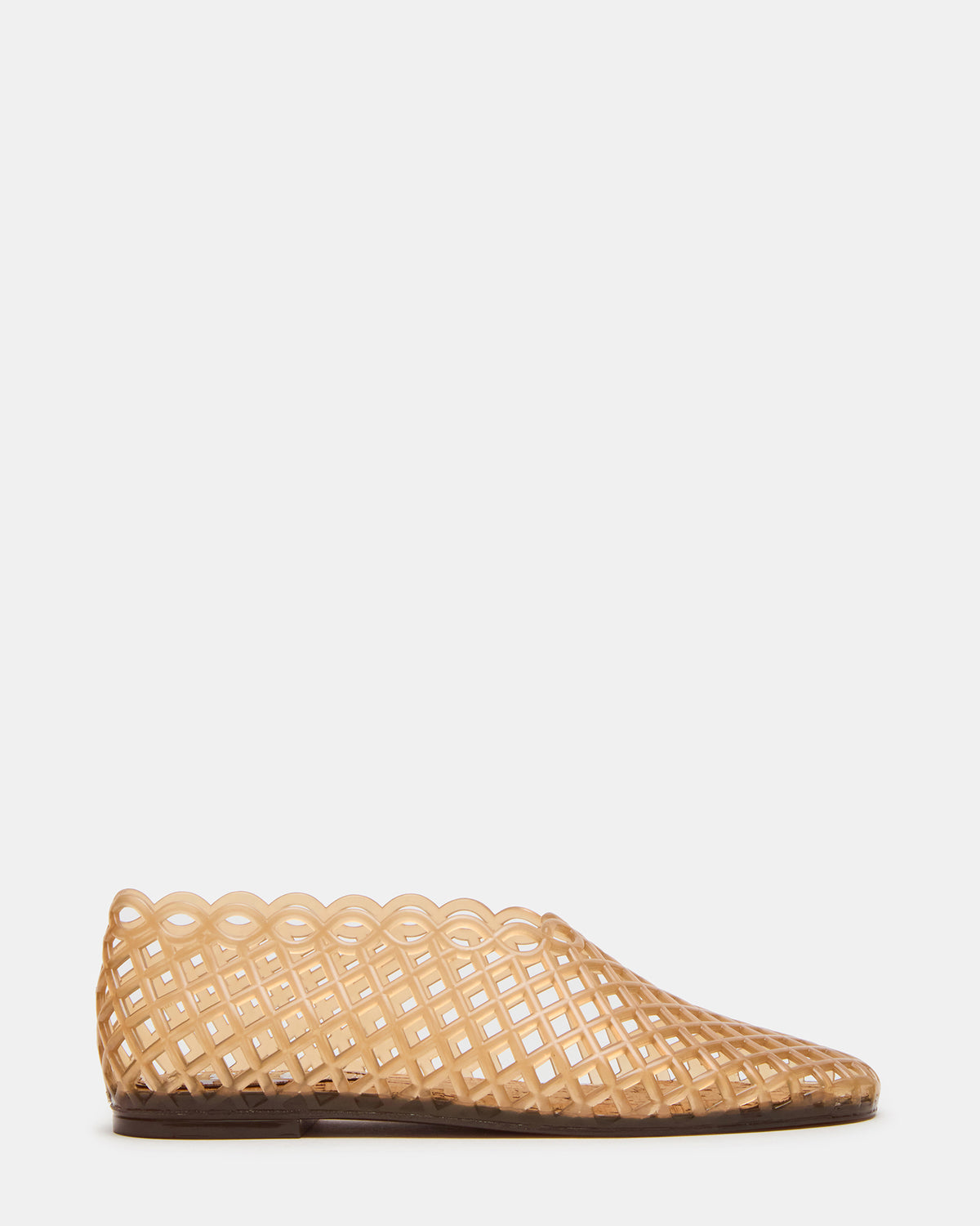 GROVE Tan Square-Toe Jelly Women's Flat - Steve Madden